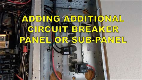 adding a breaker to an electrical box|how to add a breaker.